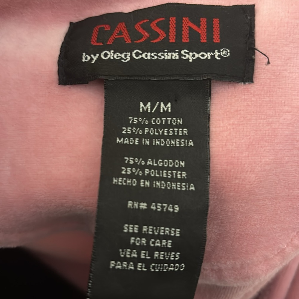 Vintage Velour warm up Cassini Sports - Picture 3 of 3